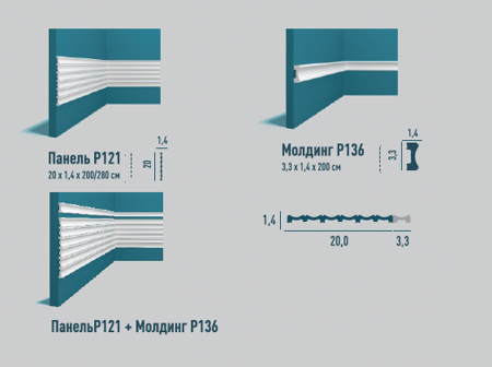 3D панель P121-2800