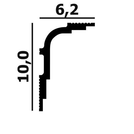 Карниз P102